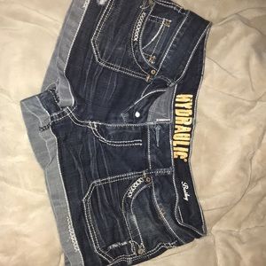 Jean short shorts
